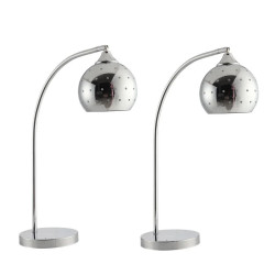 Carlene 25" Arched Table Lamp Set (Set of 2)